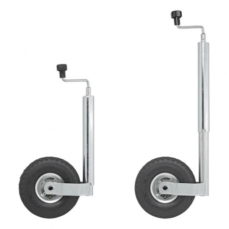 Roata de sprijin / manevra, teava de 48mm / anvelopa cu camera 260 x 85 mm [5]