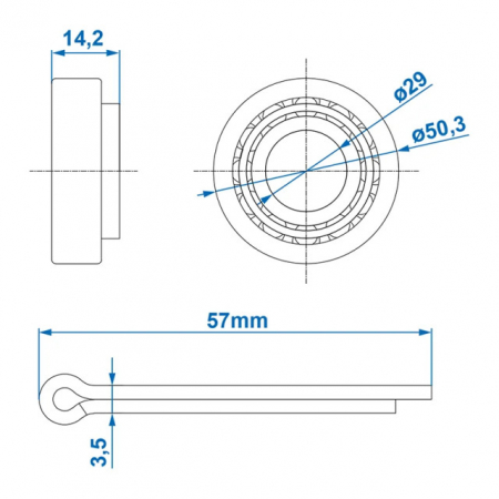 Rulment 45449/45410 29x50.3x15.5 [6]