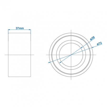Rulment compact 39/72x37mm universal [5]