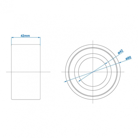 Rulment compact 42/80x42mm compatibil AL-KO [1]