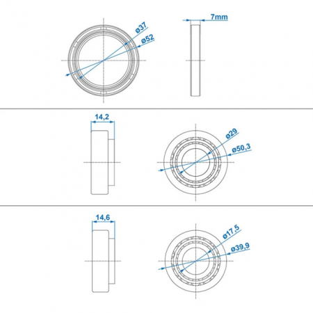 Rulment compatibil AL-KO 1636/1637 [6]