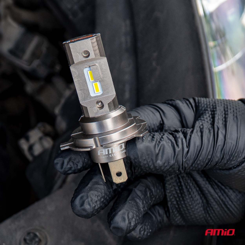 Set 2 becuri LED CANBUS H4 H19 12V 36W [5]