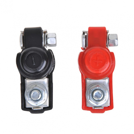 Set 2 borne baterie auto cu protectie [2]