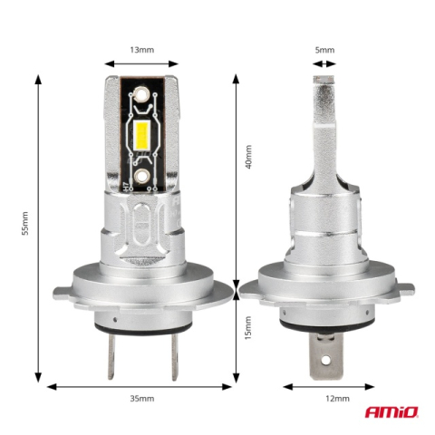Set 2 bucati LED Seria H-mini H7/H18 [3]