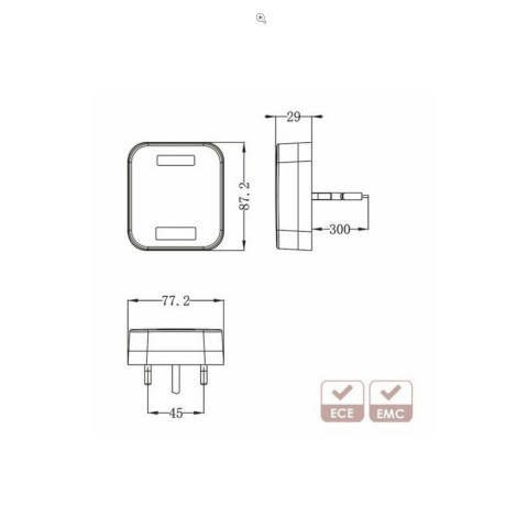 Set 2 lampi LED fara fir [7]