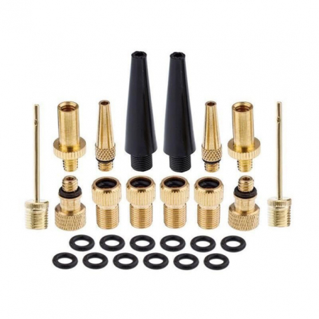 Camping - Timp Liber - Set 26 buc adaptoare de umflare pentru pompa, compresor aer roti, mingi, etc