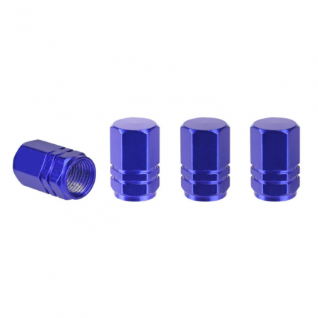 Accesorii - Set 4 capace pentru valva, din aluminiu, mov