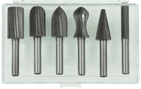 Trusa Scule-Unelte-Accesorii Service - Set 6 freze de metal