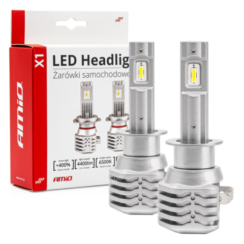 Becuri 12V - Set Becuri Far LED H7 12V Canbus