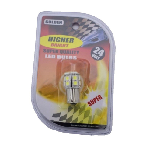Becuri - Set 2 becuri LED 24V BA15S ALB