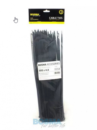 Trusa Scule-Unelte-Accesorii Service - Set Coliere plastic 4,8x250mm 100 buc