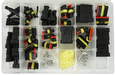 Accesorii Electrice - Set conectori electrici ermetici 424 buc