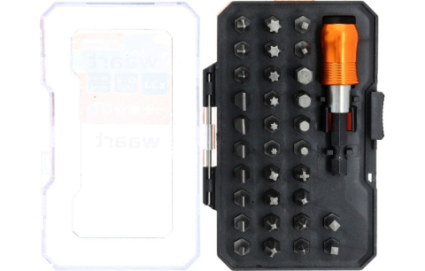 Trusa Scule-Unelte-Accesorii Service - Set de biți de șurubelniță  33 buc