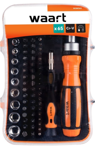 Set biți de șurubelniță , 65 buc. [1]