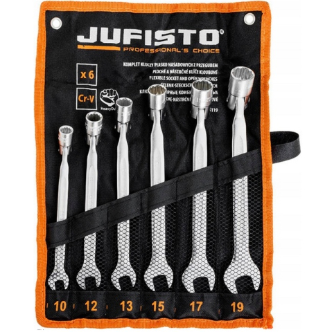 Trusa Scule-Unelte-Accesorii Service - Set de chei fixe, articulație 10-19 mm