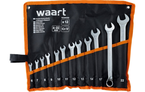 Trusa Scule-Unelte-Accesorii Service - Set de chei fixe cu cap unghiular  6-22 mm, 12 buc.