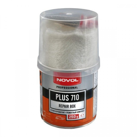 Tinichigerie - Vopsitorie - Set de reparatii cu fibra de sticla NOVOL PLUS 710