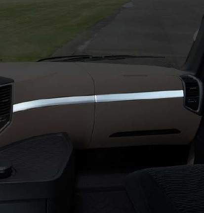 Accesorii Camion & Remorca - Set ornamente cromate cabina bord pasager MERCEDES ACTROS