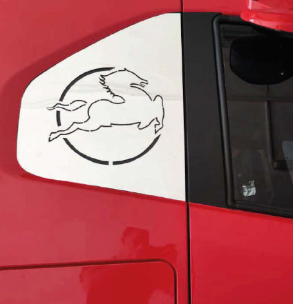 Accesorii Camion & Remorca - Set ornamente cromate geam lateral IVECO S-WAY