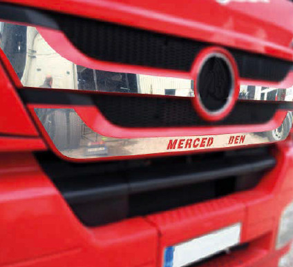 Accesorii Camion & Remorca - Set ornamente cromate grilaj fata MERCEDES AXOR