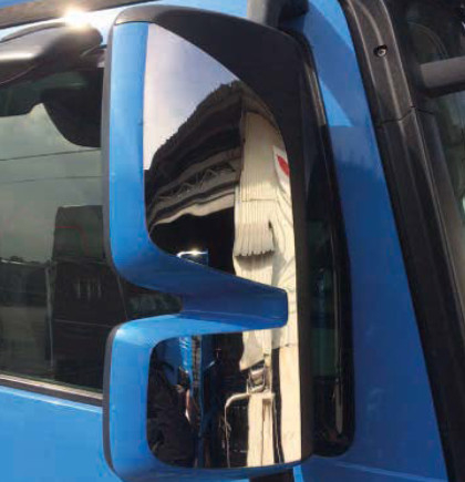 Accesorii Camion & Remorca - Set ornamente cromate protectie oglinzi laterale MERCEDES ACTROS MP3