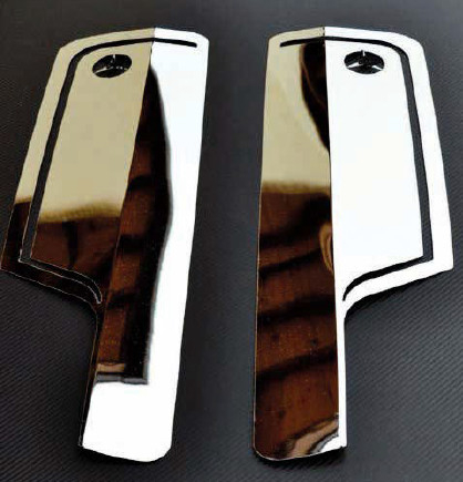 Accesorii Camion & Remorca - Set ornamente cromate protectie oglinzi MERCEDES ACTROS 1845 / MP4