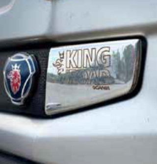 Accesorii - Piese Dedicate - Set ornamente grila SCANIA 2010-2016 KING OF THE ROAD