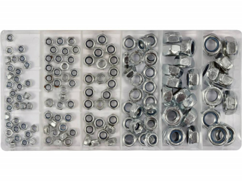 Trusa Scule-Unelte-Accesorii Service - Set Piulite Autoblocante 146 bucati