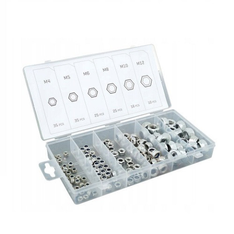 Trusa Scule-Unelte-Accesorii Service - Set piulite diverse marimi 146 bucati