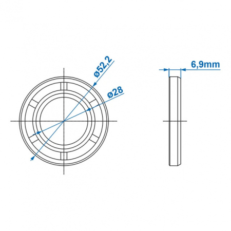 Simering 30x52x7mm [3]