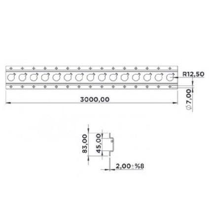 Sina fixare marfa 300cm, otel [2]