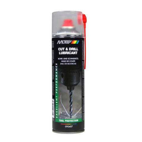 Intretinere Auto - Spray lubrifiant pentru tăiere și filetare la rece MOTIP Cut&Drill, 500ml