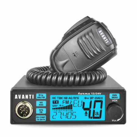 Statii Radio -Antene-Accesorii-Multimedia - Statie radio CB Avanti KARMA 15, 12-24V,