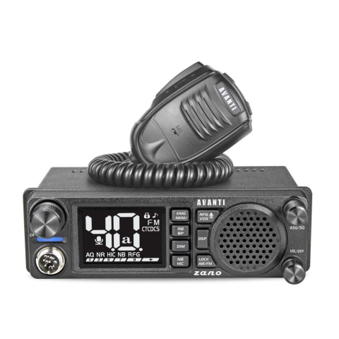 Auto & Off-road - Statie Radio CB Avanti ZANO 12/24V, format 1DIN, difuzor frontal, filtre zgomot regalbile, DSP, ASQ, RFGain