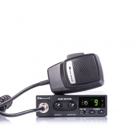 Statii Radio - Statie radio CB Midland Alan 100 Plus B, 40 canale AM/FM, Squelch digital