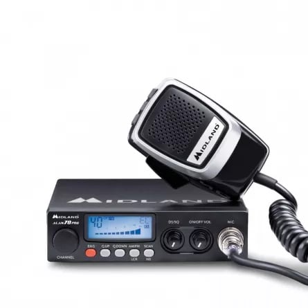 Statii Radio -Antene-Accesorii-Multimedia - Statie radio CB Midland Alan 78 PRO, 4W AM, bandă D4, 40 canale