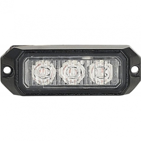 Rampe Luminoase-Stroboscoape - STROBOSCOP 3 led-uri lumina portocalie 8x3 cm