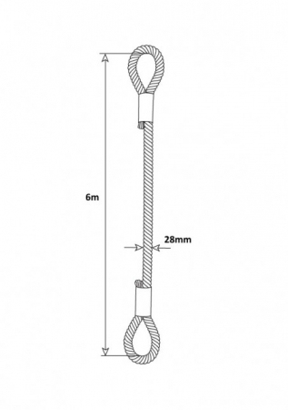 SUFA TRACTARE CAMIOANE (OCHI-OCHI) – 6M, 28 mm [1]