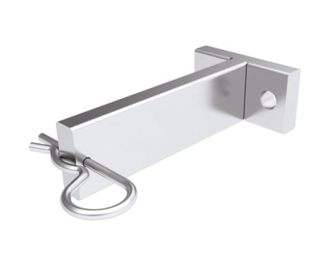 Cale Roata - Suport dublu aluminiu anodizat - cala blocare roata E53