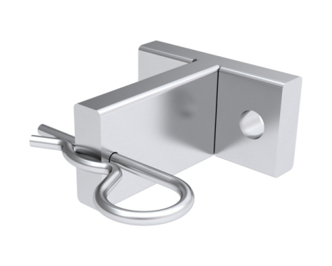 Cale Roata - Suport simplu aluminiu anodizat - cala blocare roata E53