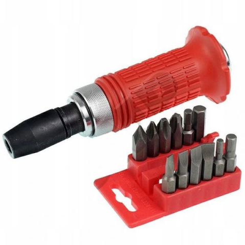 Trusa Scule-Unelte-Accesorii Service - Surubelnita de impact cu 12 biti