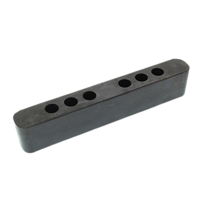 Tampon cauciuc 400x52x80 cu 3 gauri [1]