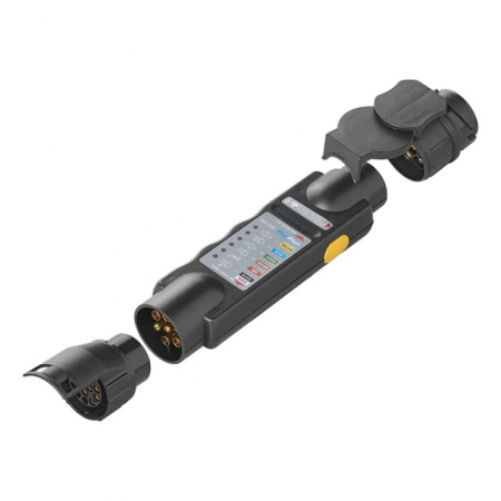 Diverse - Tester de prize de remorca 7 Pini 12V cu 2 adaptoare