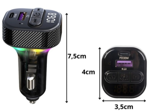 Transmițător GSM-FM mp3/wma usb A+ C 30w bluetooth [4]