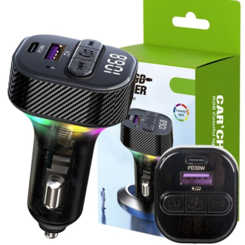 Incarcatoare / Modulatoare / Cabluri Date / Auxiliare - Transmițător GSM-FM mp3/wma usb A+ C 30w bluetooth