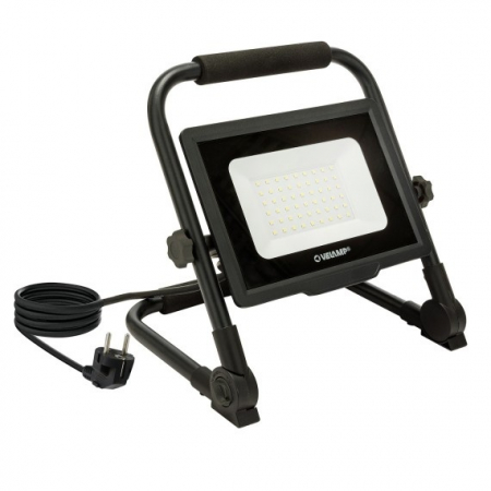 Lanterne / Lampi de Lucru - WAINGRO 50W: Proiector de lucru LED SMD 50W cu suport de sol si cablu de 3 metri