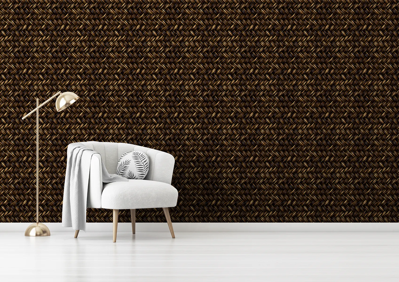 Autocolant PVC Decorativ - Model Împletit, Autoadeziv, Efect 3D, 50x300 cm [5]