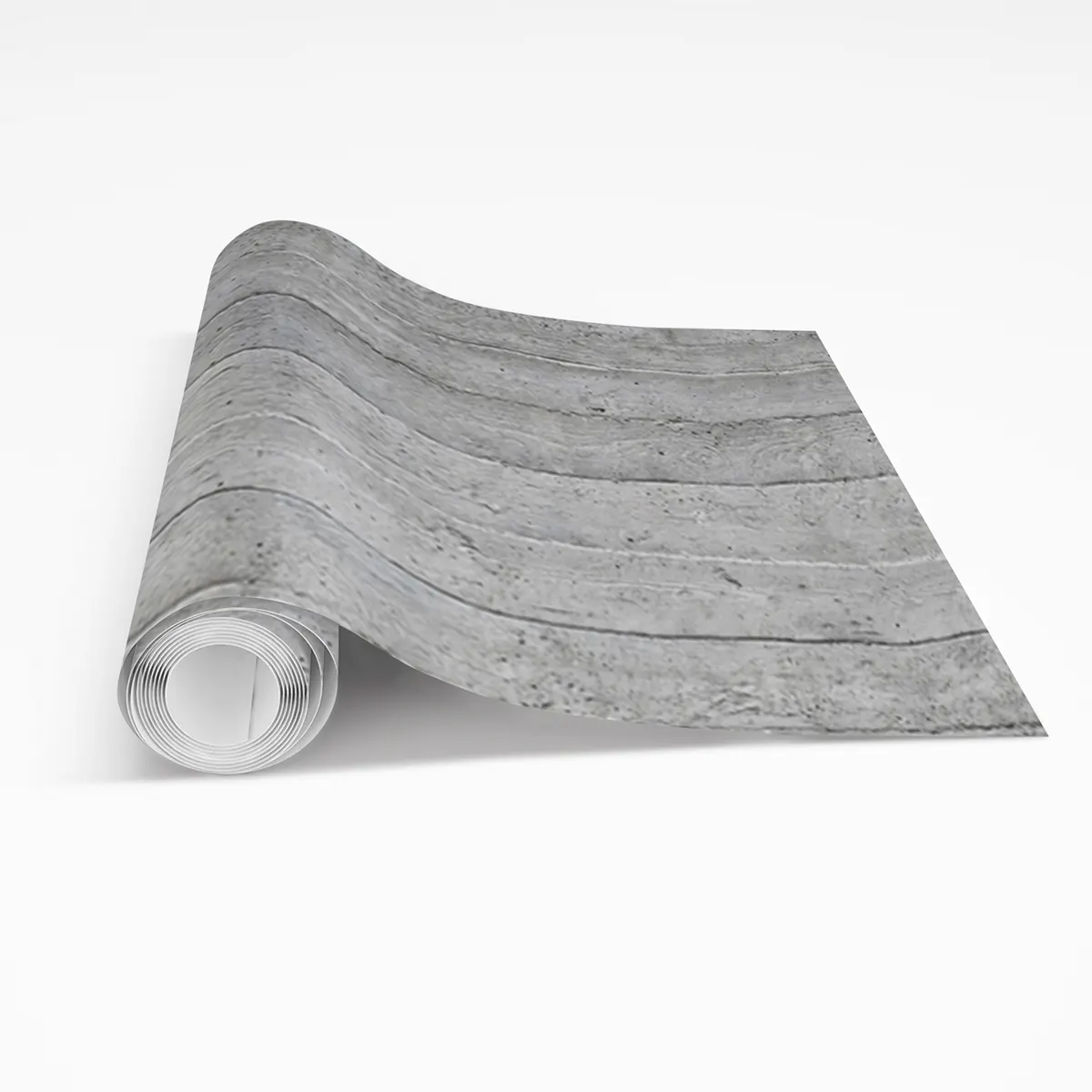 Autocolant PVC Decorativ - Beton Alb Texturat, Autoadeziv, Efect 3D, 50x300 cm [5]