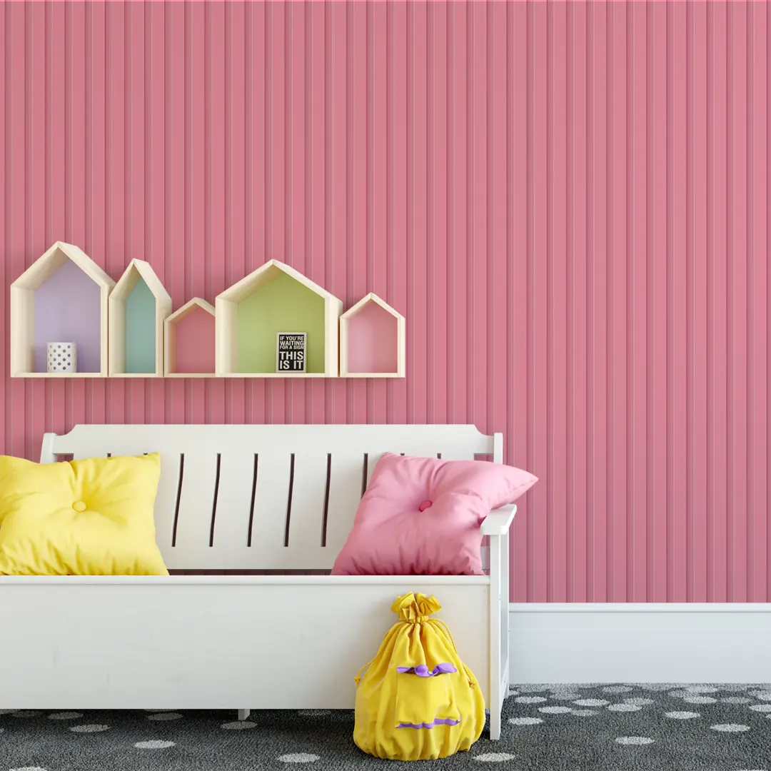 Autocolant PVC Lemn Roz Pastel 3D – Autoadeziv 50x300 cm [3]