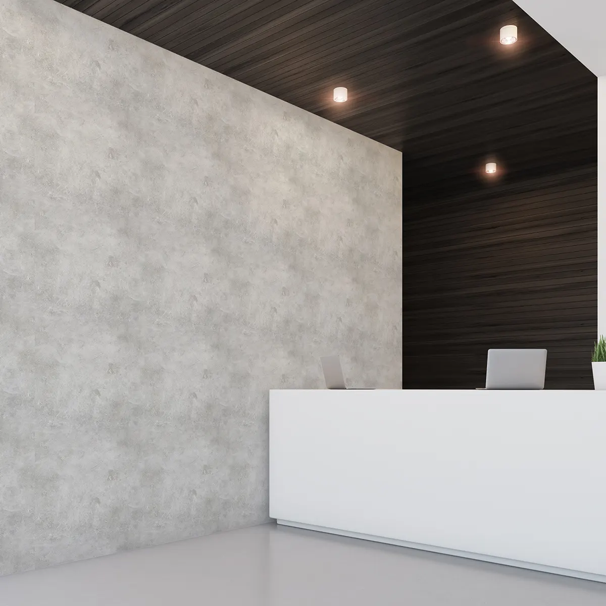 Autocolant PVC Decorativ - Beton Gri Brut, Autoadeziv, Efect 3D, 50x300 cm [4]